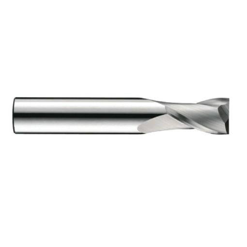 8236511 Freza cilindro frontala lunga, din carbura HM, DIN 6527L, Z2, DIM 12, Coada 12