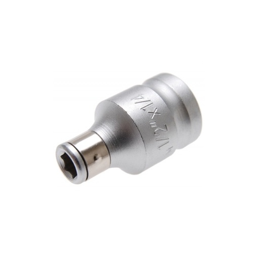 Adaptor interior 1/2" - hexagon 1/4" cu bila de blocare