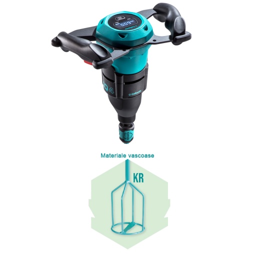 Amestecator Collomix XQ4 HF, 3 viteza, 1500W, cu o paleta pentru materiale vascoase KR140HF