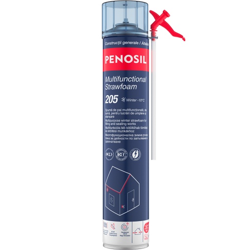 Apumă poliuretanică manuală de iarnă PENOSIL Multifunctional Strawfoam Winter 205, 700 ml