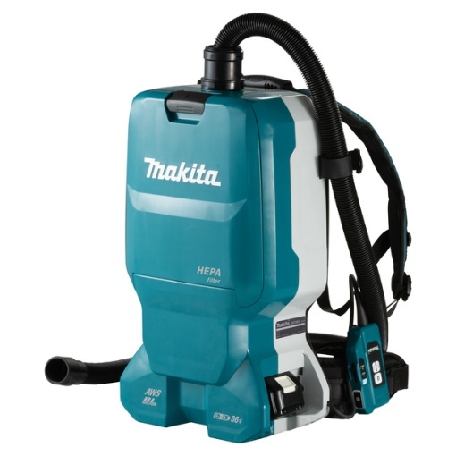 Aspirator portabil Makita tip rucsac, 6 L, fara acumulatori, compatibil cu LXT 2x18V