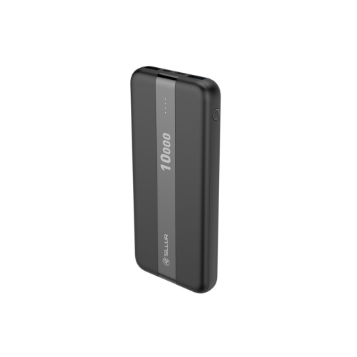 Baterie externă Tellur PBC103 10000mAh 2xUSB+Type-C+MicroUSB, negru