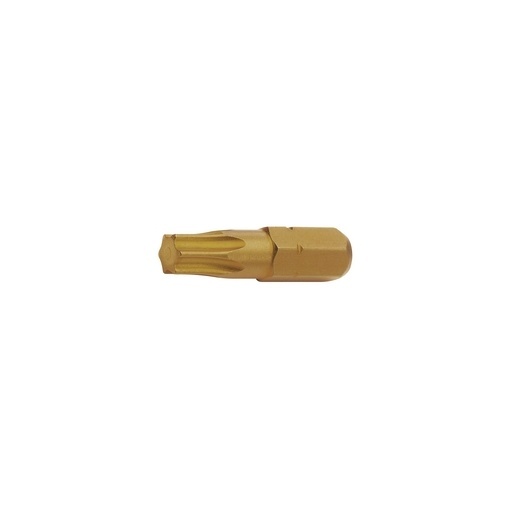 Bit hexagonal Unior 1/4” TiN Forma C 6,3 – profil TORX®,DIM TX 30, L 25
