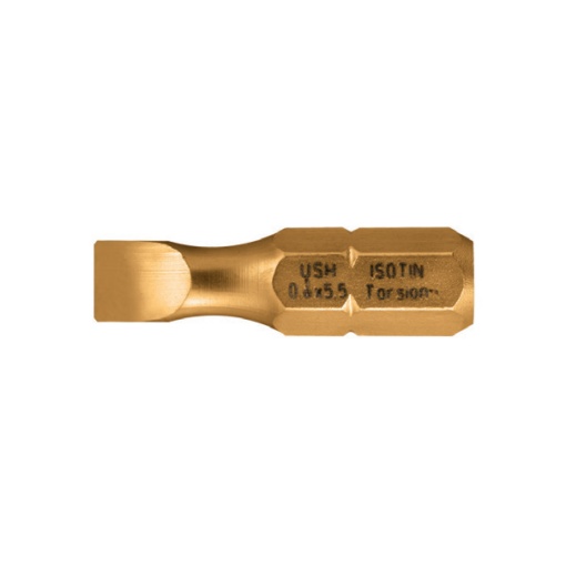 Bit hexagonal USH 1/4” DIN 3126 – Forma C 6,3 – profil lat 1,2 x 6,5