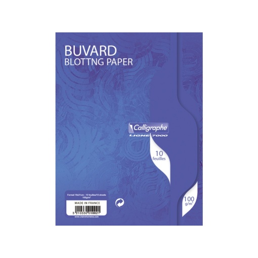 Bloc hârtie sugativă 16 x 21 cm, 10 file, 100 g, Clairefontaine Calligraphe 7000