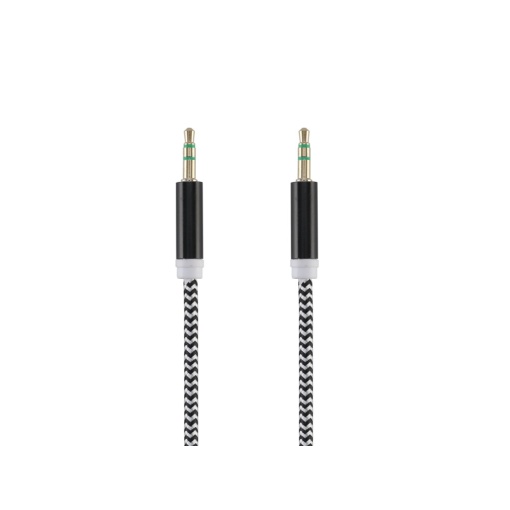 Cablu audio Tellur Basic jack 3.5mm, 1m, negru