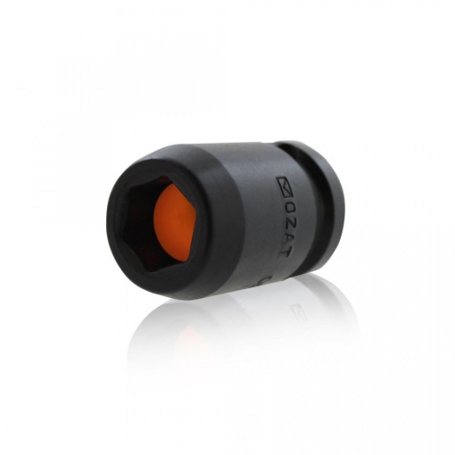 Cap cheie tubulara de impact cu magnet OZAT 1/2", 6 laturi, scurta, 18mm L38mm