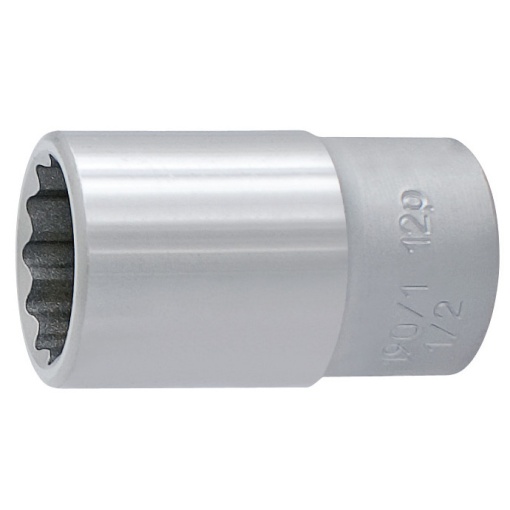 Cap cheie tubulara Unior 1/2" 12 laturi, DIM 1.1/4"