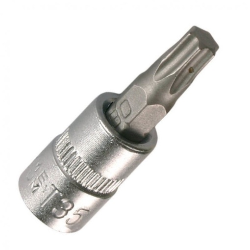 Capat cheie tubulara 1/4" cu varf Torx, T35