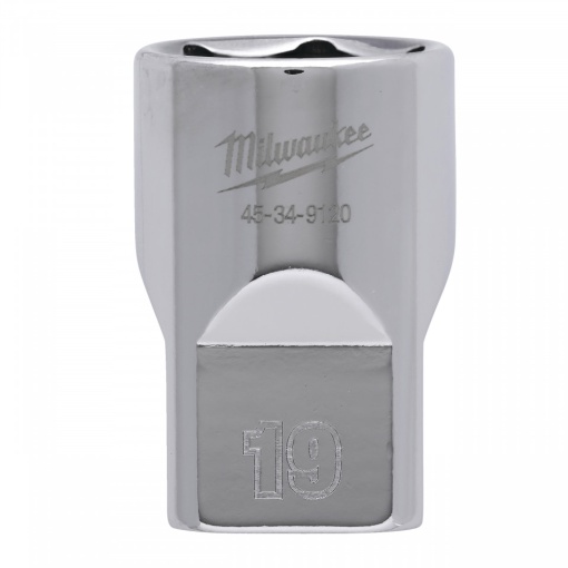 Cheie tubulară Milwaukee 1/2, sistem metric, 19mm, scurtă