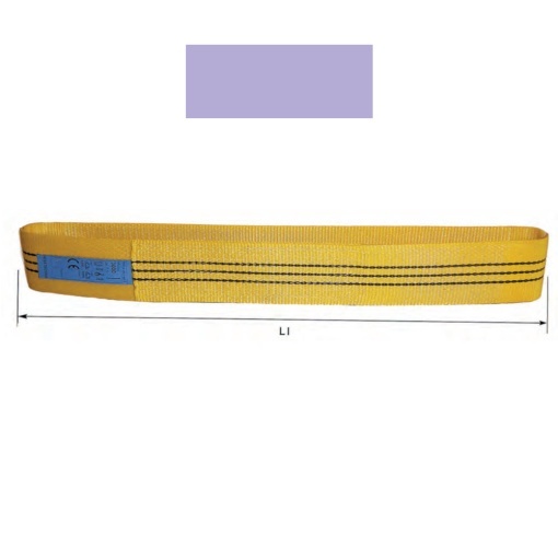 Chinga de ridicare Gutman circulara din fibră de poliester IDM 2000 Kg