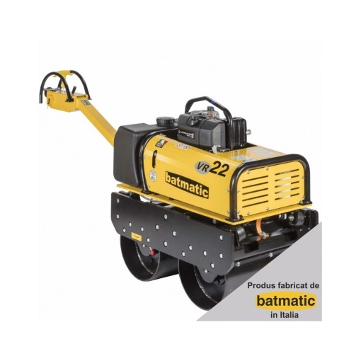 Cilindru dublu vibrocompactor BATMATIC VR22E 716 kg motor KOHLER 15LD440 10,9 cp
