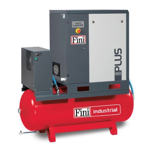 Compresor de aer cu surub Fini PLUS 11-10-270 ES, 400 V, 270 l, 11 kW, 10 bar, 1500 l/min, cu uscator