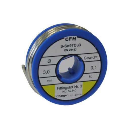 Cositor pentru fitinguri de cupru CFH 52340, WL 340, 100 g
