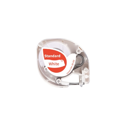Etichete compatibile Dymo Letratag rosu alb 12mm x 4m AIMO S0721660 91201 91221