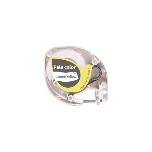 Etichete pastel Dymo Letratag gri galben pastel compatibile 12mm x 4m AIMO S0721620 91202