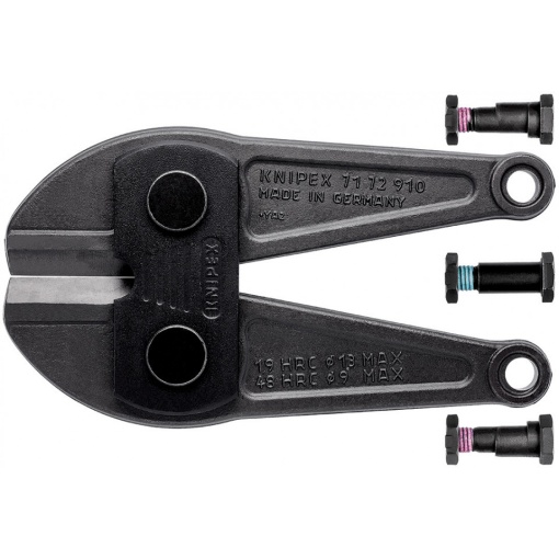 KNIPEX 71 79 910 Cap cu cuţite de schimb pentru 71 72 910 complet, cu șuruburi