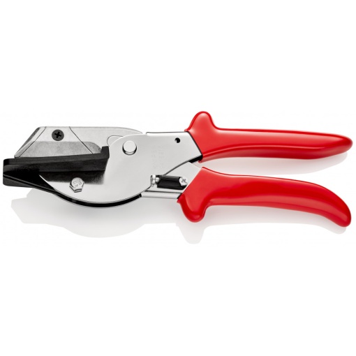 KNIPEX 94 15 215 Tăietor pentru cabluri de tip platbandă cu învelișuri din plastic cromat 215 mm