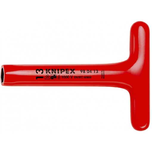 KNIPEX 98 04 10 Cheie tubulară cu mâner T 200 mm