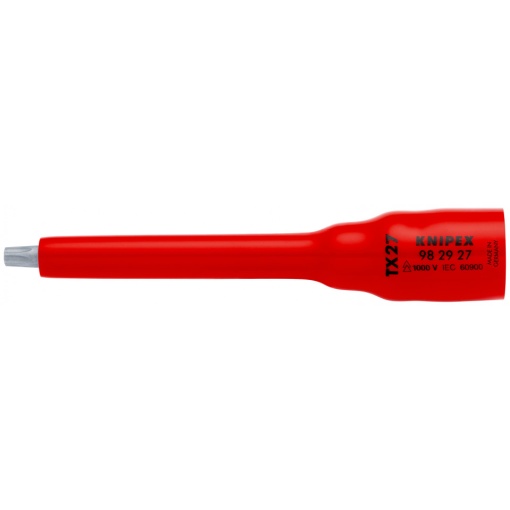 KNIPEX 98 29 27 adaos pentru cheie tubulară (bihexagonal) pentru TX27 123 mm