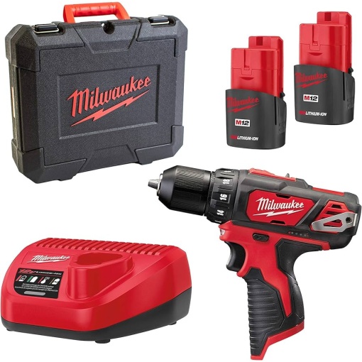 Mașină de găurit sub-compactă M12™ Milwaukee M12 BDD-152C, alimentare cu acumulator - echipat