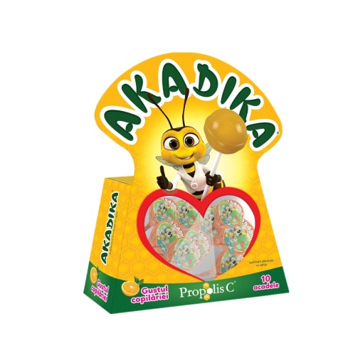 Multivitamine Akadika Propolis C Portocală 10 buc/cut