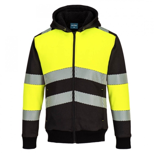 PW3 Hanorac Clasa 1 cu fermoar cu glugă de iarnă PW377