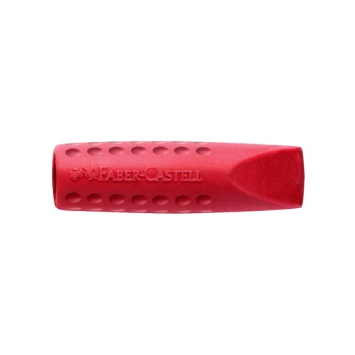 Radieră capac grip 2001 roșie/albastră Faber-Castell 2 buc/set