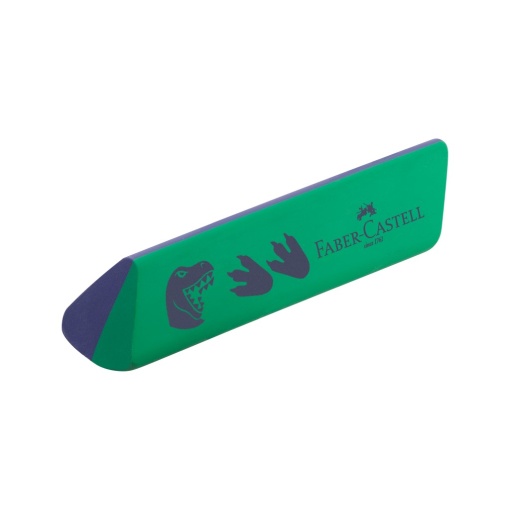 Radieră creion dust free dinozauri Faber-Castell
