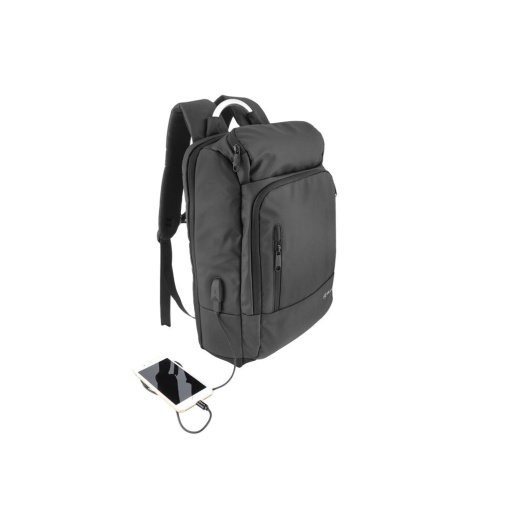 Rucsac laptop Tellur Business L, cu port USB, 17.3", negru