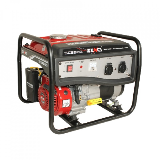 SENCI, Generator curent SC 3500 Lite, Putere maxima 3 kW, 230V, AVR, motor benzina
