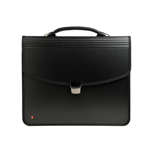 Servietă cu mâner și 2 compartimente Exactive Exatravel Exacompta 59144E, negru