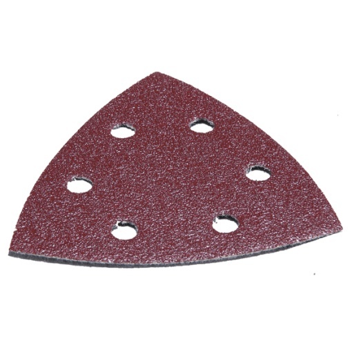 Set 10 foi abrazive delta, 93x93x93 mm, granulatie 180, 6 gauri