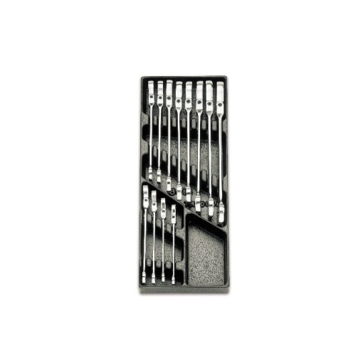 Set 12 chei Beta combinate cu clichet articulat, 8-19mm in suport termoformatat T46