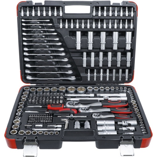 Set 216 chei si biti, antrenare 1/4" + 3/8" + 1/2"