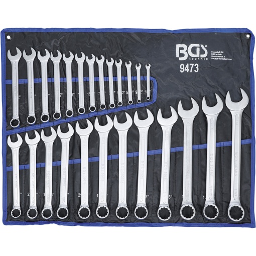 Set 25 chei combinate BGS 1/4" - 1.1/4"