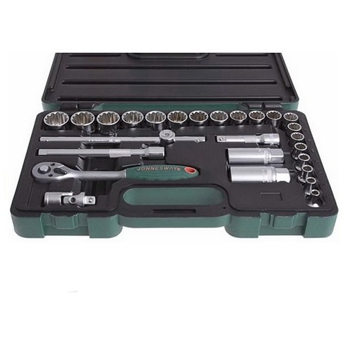 Set 26 piese in cutie Jonnesway tubulare 3/8" 6-24 mm
