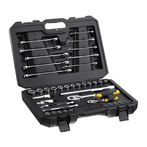 Set 41 piese Stanley tubulare 1/4"+1/2"+ chei