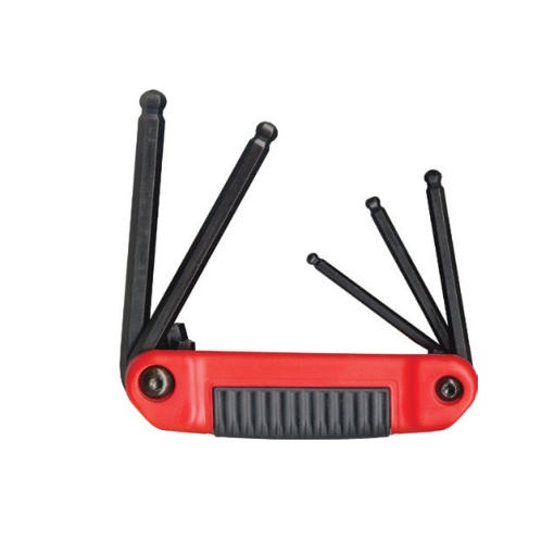 Set 5 chei locas hexagonal cu cap sferic, tip briceag, EKLIND 3/16''-3/8''
