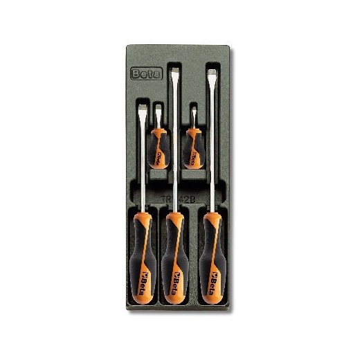 Set 5 surubelnite drepte in suport termoformat T201