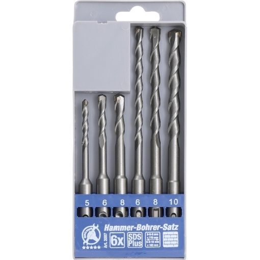 Set 6 burghie BGS SDS-plus pentru zidarie 5-10mm