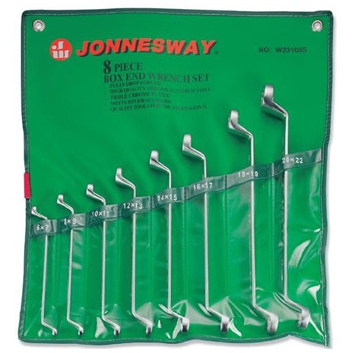 Set 8 chei inelare Jonnesway 6-22 mm