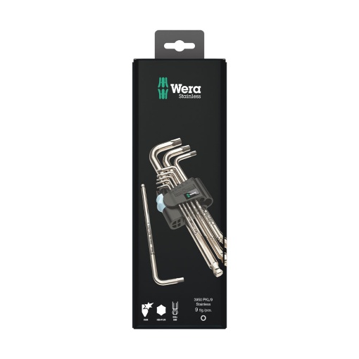 Set 9 x Chei imbus Hex Plus Wera Metric forma L otel inoxidabil 05073544001