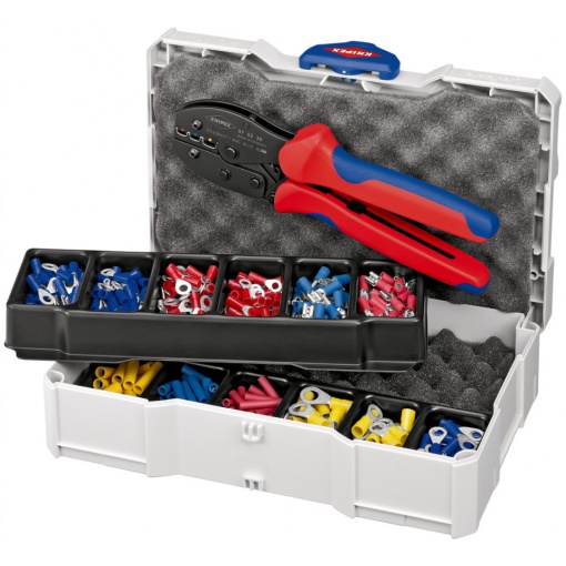 Set de sertizare KNIPEX pentru conectori de cablu 301 piese 0,5 – 6,0 mm²