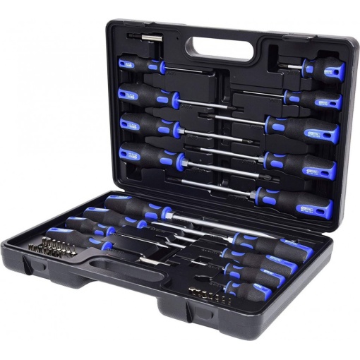 Set de surubelnite si biti, KS TOOLS ERGOTORQUEplus, 39 de piese