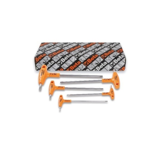 Set imbusuri tip T cu maner, 5 piese INOX 96TINOX/S5
