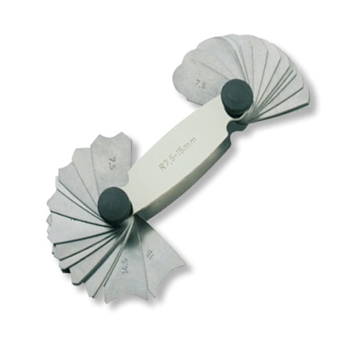 Set lere raze, inox, 7.5-15.0 mm - 16 lere/set