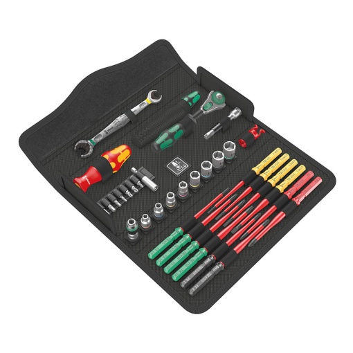 Set VDE Wera Kraftform Kompakt W2 Mentenanta husa transport 35 piese 325 x 145 x 65 mm 05135870001