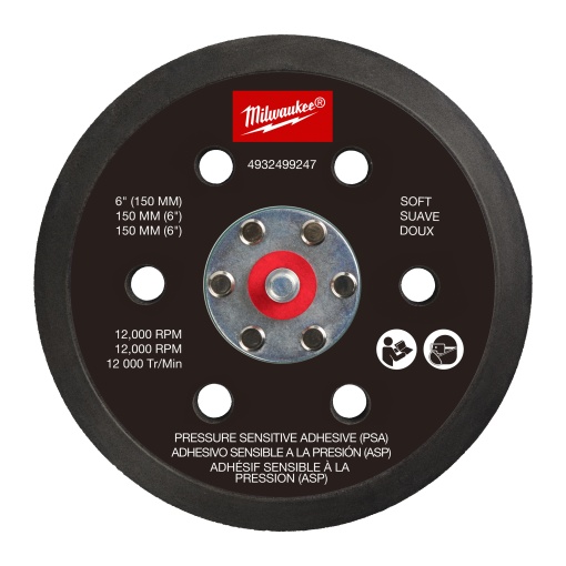 Suport pentru șlefuitor orbital MILWAUKEE M12 FUEL™ 150 mm - tare și PSA