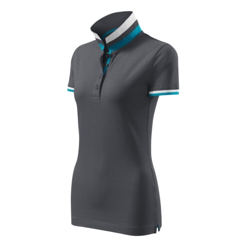 Tricou polo pentru damă, Collar Up, 215 g/m² 257